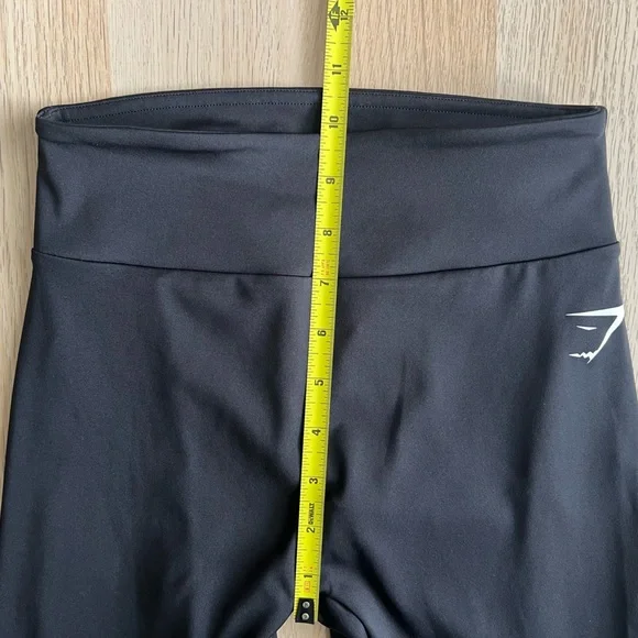 Gymshark Power Regular Leggings High Waisted Scrunch Black M - Picture 9 of 12